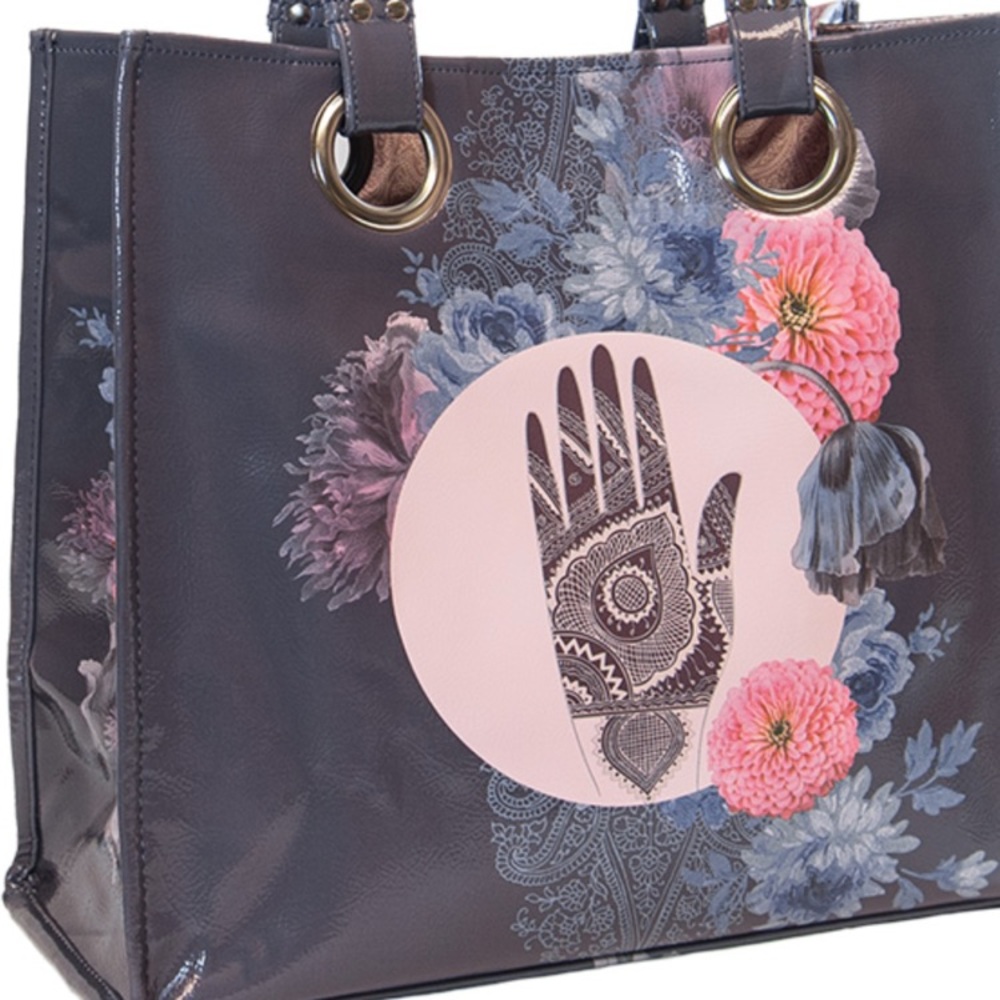 Papaya Art Hands hand tote